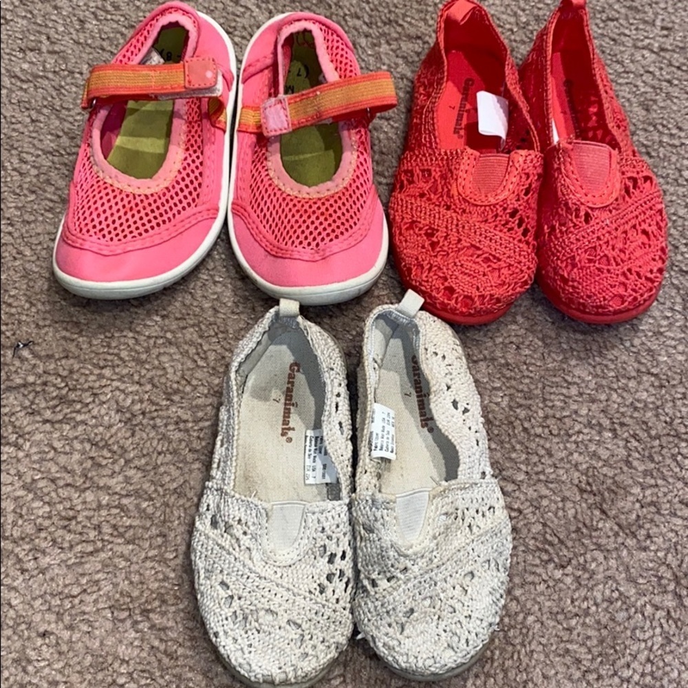 Toddler bundle crochet like espadrille flats and swim shoes